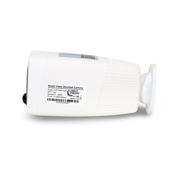 Автономна WiFi IP-відеокамера 2Mp Light Vision VLC-04IB White з підтримкою Tuya, f=3.6mm, на акумуляторних батареях 75-00151 фото