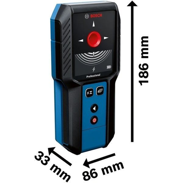 Bosch GMS 120-27 Детектор прихованої проводки 99-00024408 фото