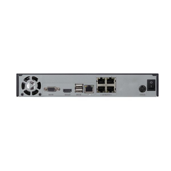 IP-відеореєстратор 4-канальний Provision-ISR NVR5-4100PXN(MM) з PoE та відеоаналітикою для систем відеоспостереження 290139 фото