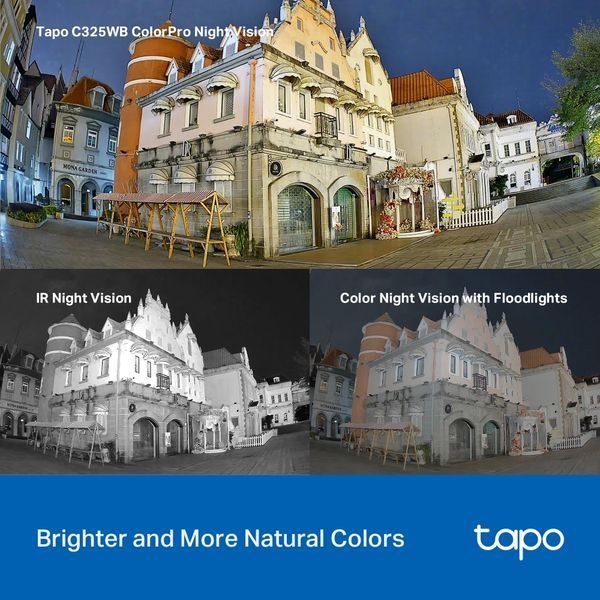 IP-Камера TP-LINK Tapo C325WB 4MP Wi-Fi N300 microSD зовнішня ColorPro 278251 фото