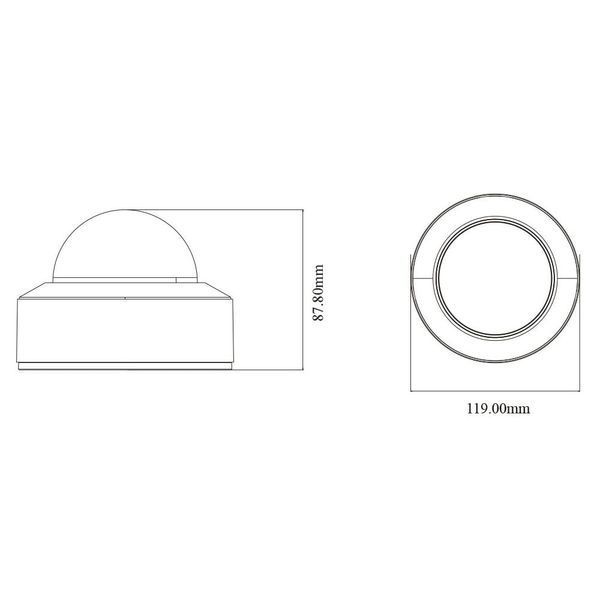 IP-відеокамера 4Mp TVT TD-9541S4-C(D/PE/AW2) f=2.8mm, ІЧ+LED-підсвічування, з мікрофоном 77-00449 фото