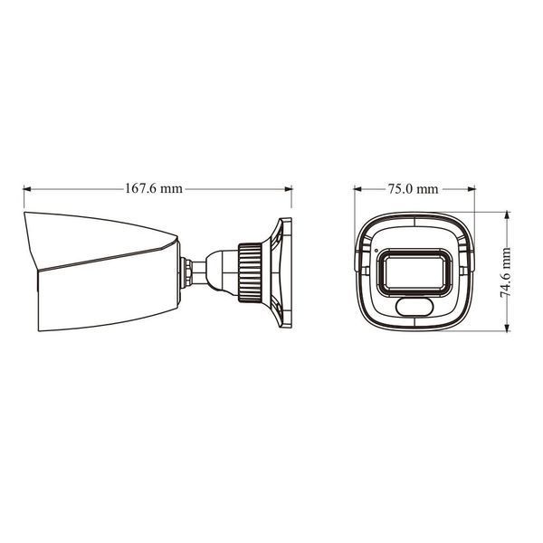 IP-відеокамера 4Mp TVT TD-9441S4-C(D/PE/AW2) White f=2.8mm, ІЧ+LED-підсвічування, з мікрофоном 77-00326 фото