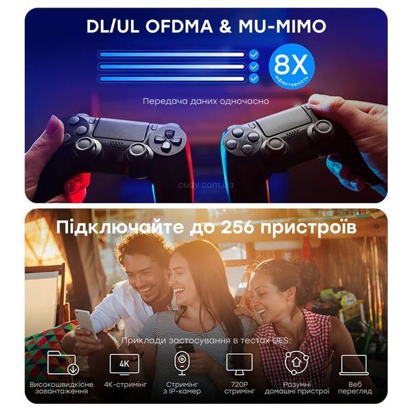 WiFi 6 Mesh-маршрутизатор Cudy WR3000E дводіапазонний гігабітний AX3000 73-00674 фото