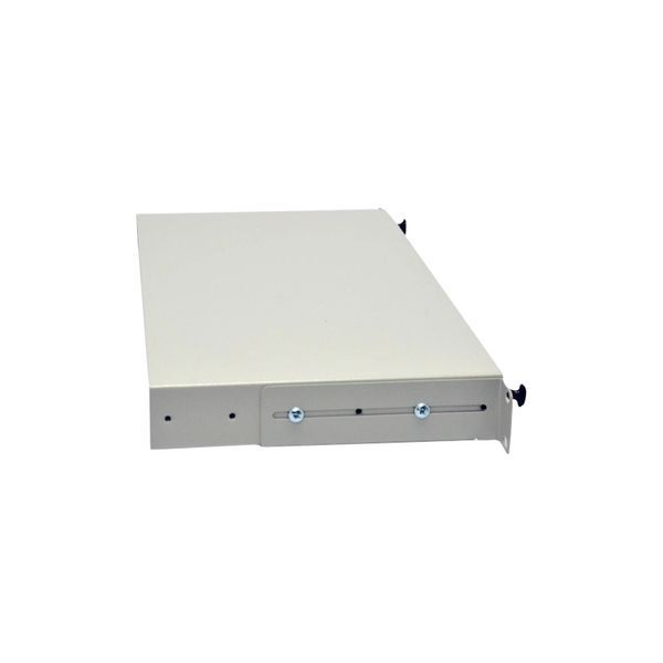 Патч-панель 24 порти SC-Simpl./LC-Dupl./E2000, пуста, кабельні вводи для 2xPG13.5 та 2xPG11, 1U, чор 99-00008689 фото