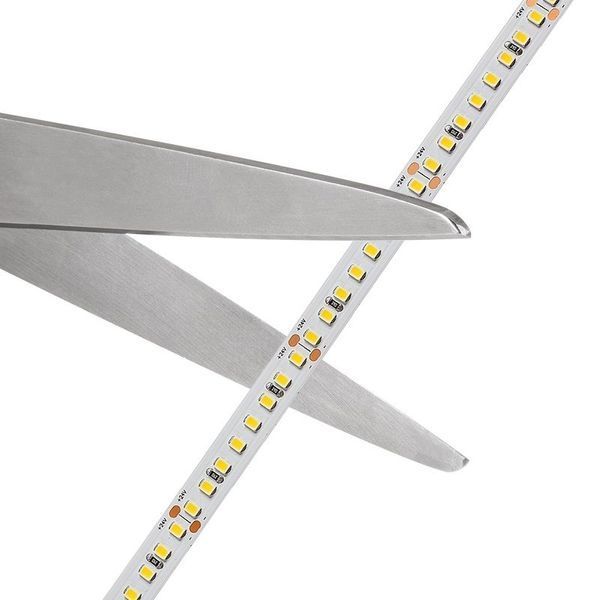 Світлодіодна стрічка Lightwell 2835 120LED 24V 4000k 5mm White 10 метрів 303010 фото