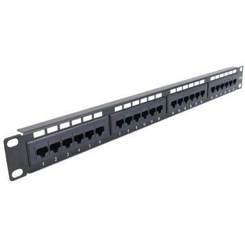 PP-KUTP24-NM Патч-панель 24-портова стійка 19", UTP кат. 5Е 99-00005771 фото