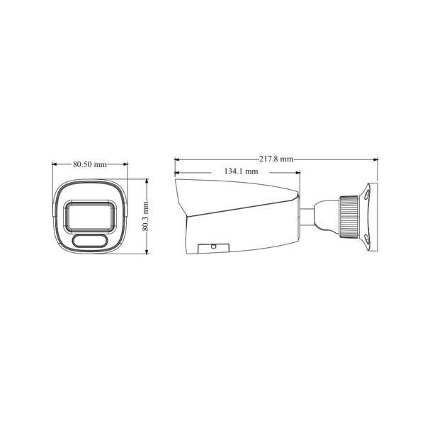 IP-відеокамера 4Mp TVT TD-9442S4-C(D/AZ/PE/AW3) White f=2.8-12mm, ІЧ+LED-підсвічування, з мікрофоном 77-00371 фото