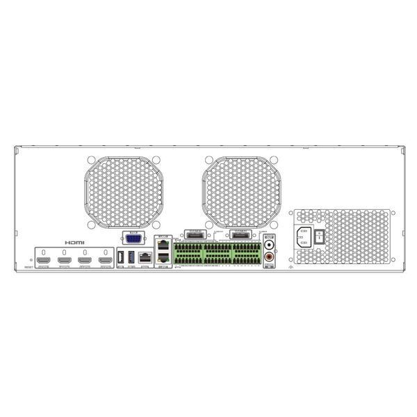 IP-відеореєстратор 128-канальний 16Mp TVT TD-33128H16-A3H-B 77-00349 фото