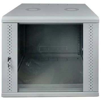 EServer 9U 600х600х503 скло, сіра Шафа 99-10027976 фото