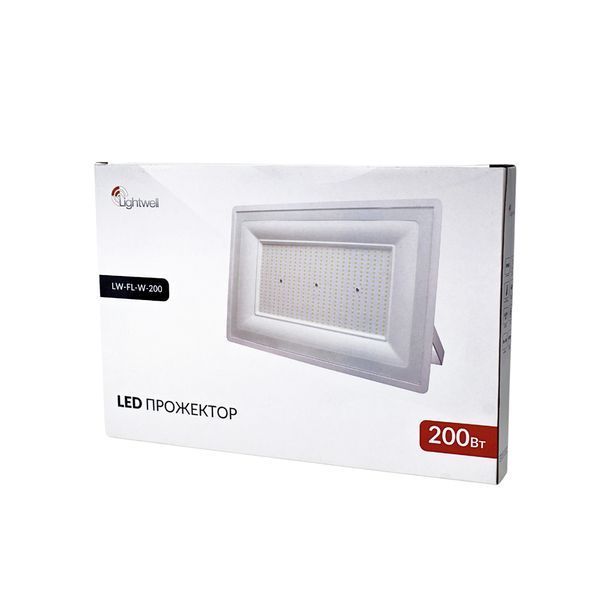 Комплект із 3-х прожекторів світлодіодних Lightwell LW-FL-W-200 200 W 2959201 фото