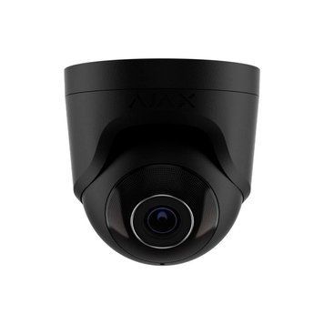 IP-відеокамера Ajax TurretCam (5 Мп/4 мм) black, дротова з роздільною здатністю 5 Мп і кутом огляду до 85&deg; 284143 фото