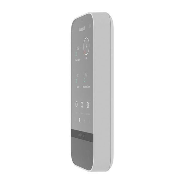 Клавіатура Ajax KeyPad TouchScreen white бездротова з сенсорним екраном 276269 фото