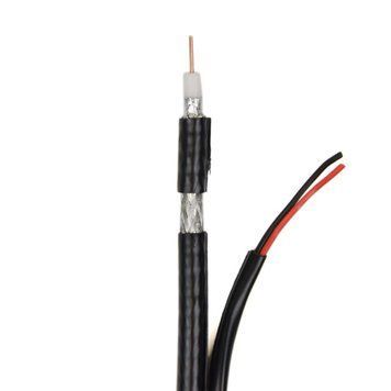 Кабель коаксіальний RG690-Cu+2*0.75 PE бухта 305м 105653 фото