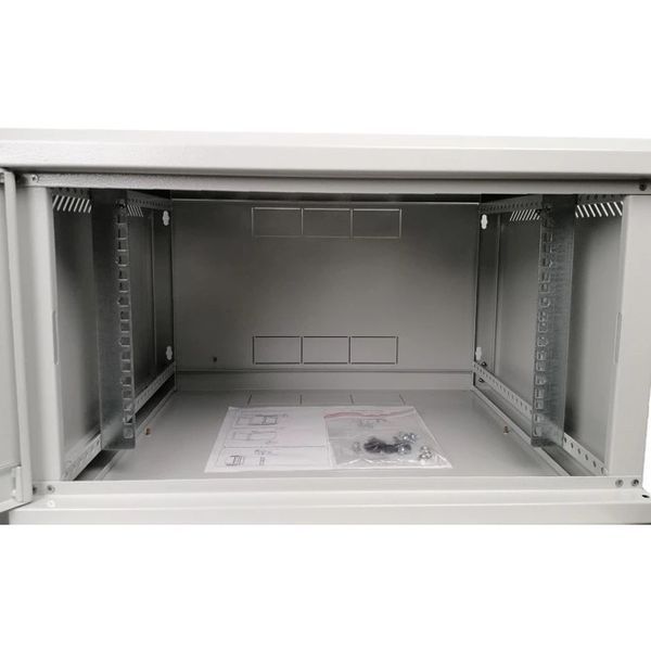 EServer 6U 600х500х370 скло, сіра Шафа 99-00016664 фото