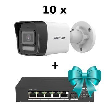 DS-2CD1043G2-IUF 4МП (2.8мм) з мікрофоном IP відеокамера Hikvision 99-10028430 фото