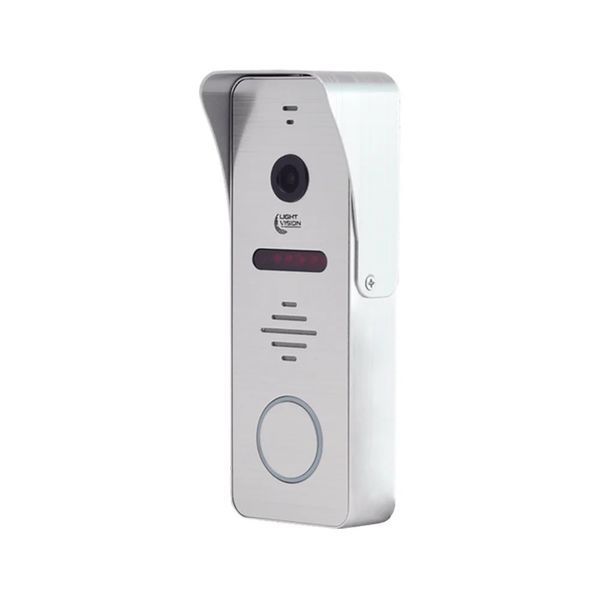 Комплект відеодомофона Light Vision: домофон 7" AMSTERDAM FHD Grey та відеопанель RIO FHD Silver 82-00237-82-00217 фото