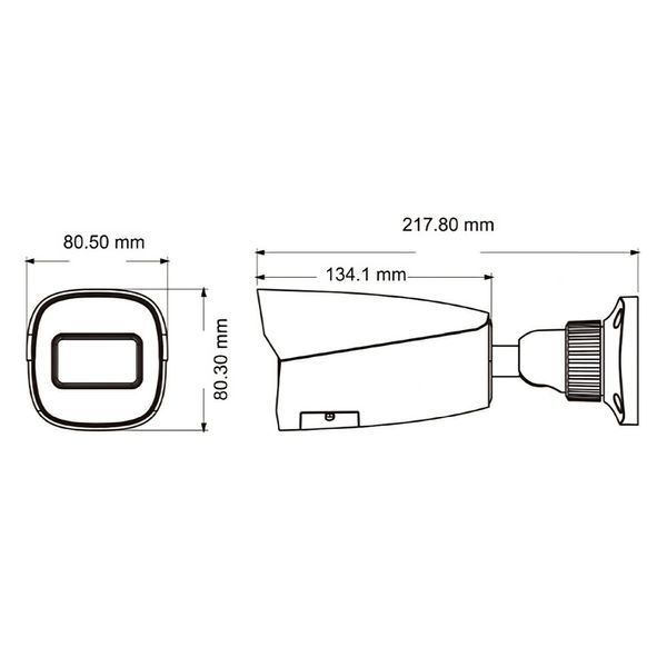 IP-відеокамера 8Mp TVT TD-9482E3B (D/PE/AR2) f=2.8mm 77-00353 фото