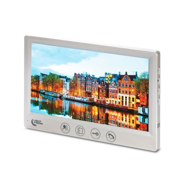 Відеодомофон 7" Light Vision AMSTERDAM FHD White 82-00206 фото