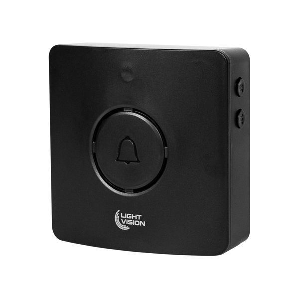 Дверний WiFi дзвінок Light Vision VLC-DR10T(Tuya) Black з ІЧ-датчиком руху 75-00186 фото