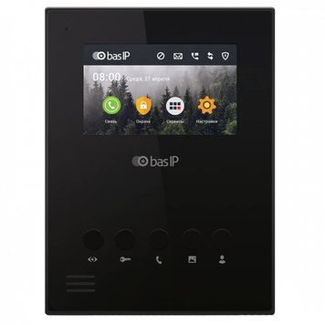 Bas-IP AU-04LA black Відеодомофон 99-00009087 фото