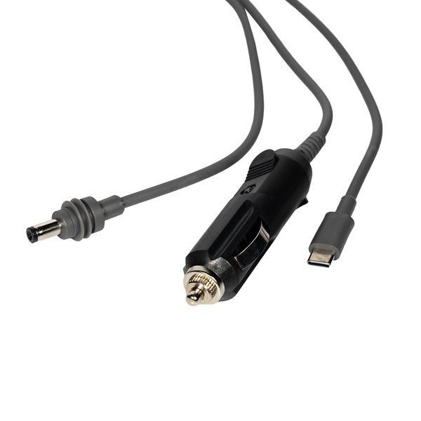 Кабель живлення 3 в 1 для Starlink Mini E-NET автомобільний прикурювач, DC Plug та USB Type-C Plug 5м 73-00657 фото