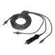 Кабель живлення 3 в 1 для Starlink Mini E-NET автомобільний прикурювач, DC Plug та USB Type-C Plug 5м 73-00657 фото 2